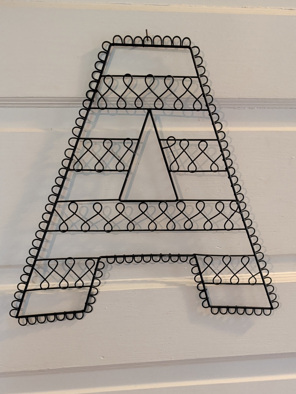 POTTERY BARN WIRE WALL LETTER ‘A’ Dorm Decor